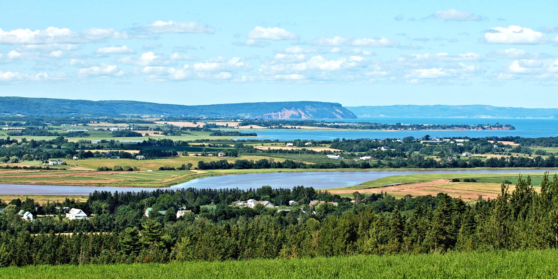 Photo of Cape Blomidon from Wolfville